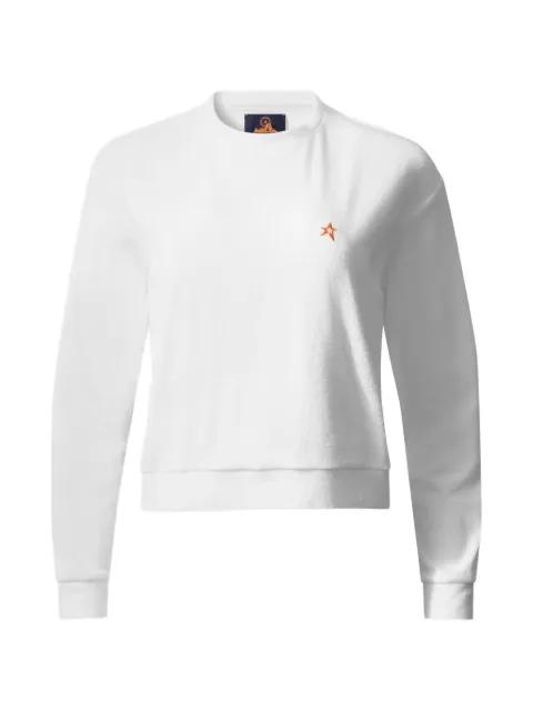 star-embroidered sweatshirt by PERFECT MOMENT