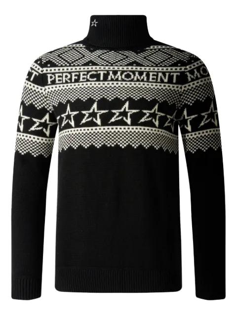 star patterned roll neck knitwear by PERFECT MOMENT