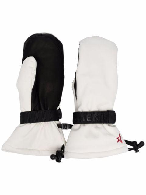 two-tone ski-style gloves by PERFECT MOMENT