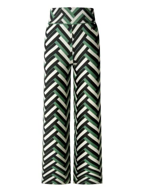 waffle-print pants by PERFECT MOMENT