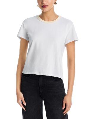 Billie Contrast Crewneck Tee by PERFECTWHITETEE