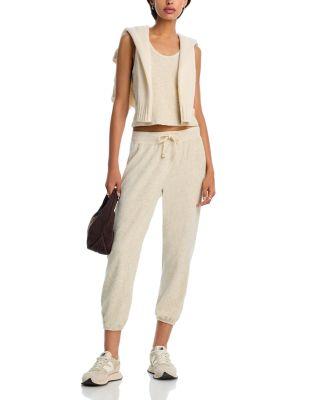 Cruise Terry Tank Top & Gogo Terry Cropped Jogger Pants by PERFECTWHITETEE