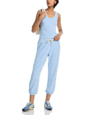 Cruise Terry Tank Top & Gogo Terry Cropped Jogger Pants by PERFECTWHITETEE