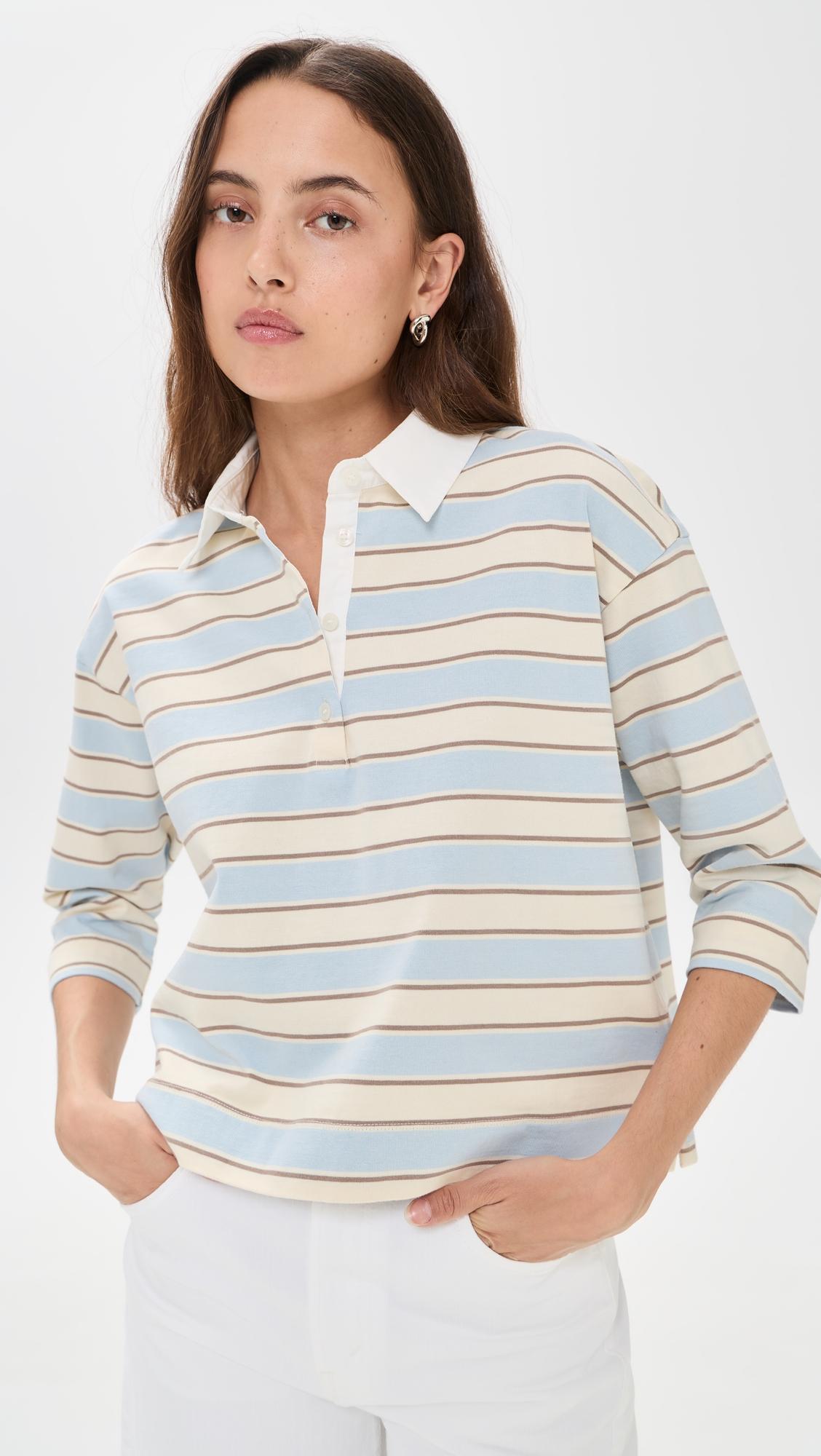 Daria Cotton Rugby Shirt by PERFECTWHITETEE