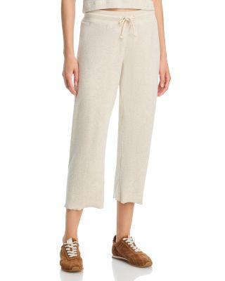Eliana Terry Cropped Sweatpants by PERFECTWHITETEE