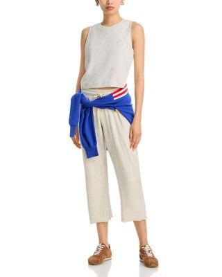Esther Terry Cropped Tank & Eliana Terry Cropped Sweatpants by PERFECTWHITETEE