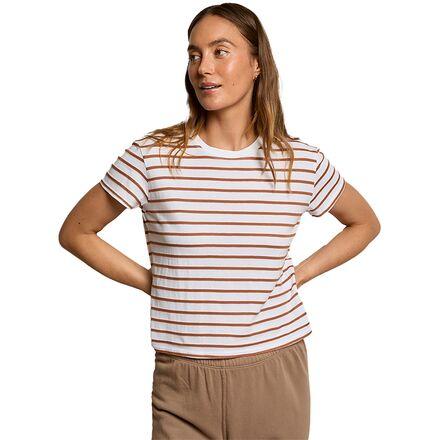 Everett Striped Boxy Jersey T-Shirt by PERFECTWHITETEE