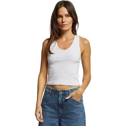 Hendrix Structured Rib Bra Friendly Tank Top by PERFECTWHITETEE