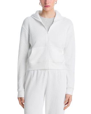 Inez Waffle Zip Hoodie by PERFECTWHITETEE