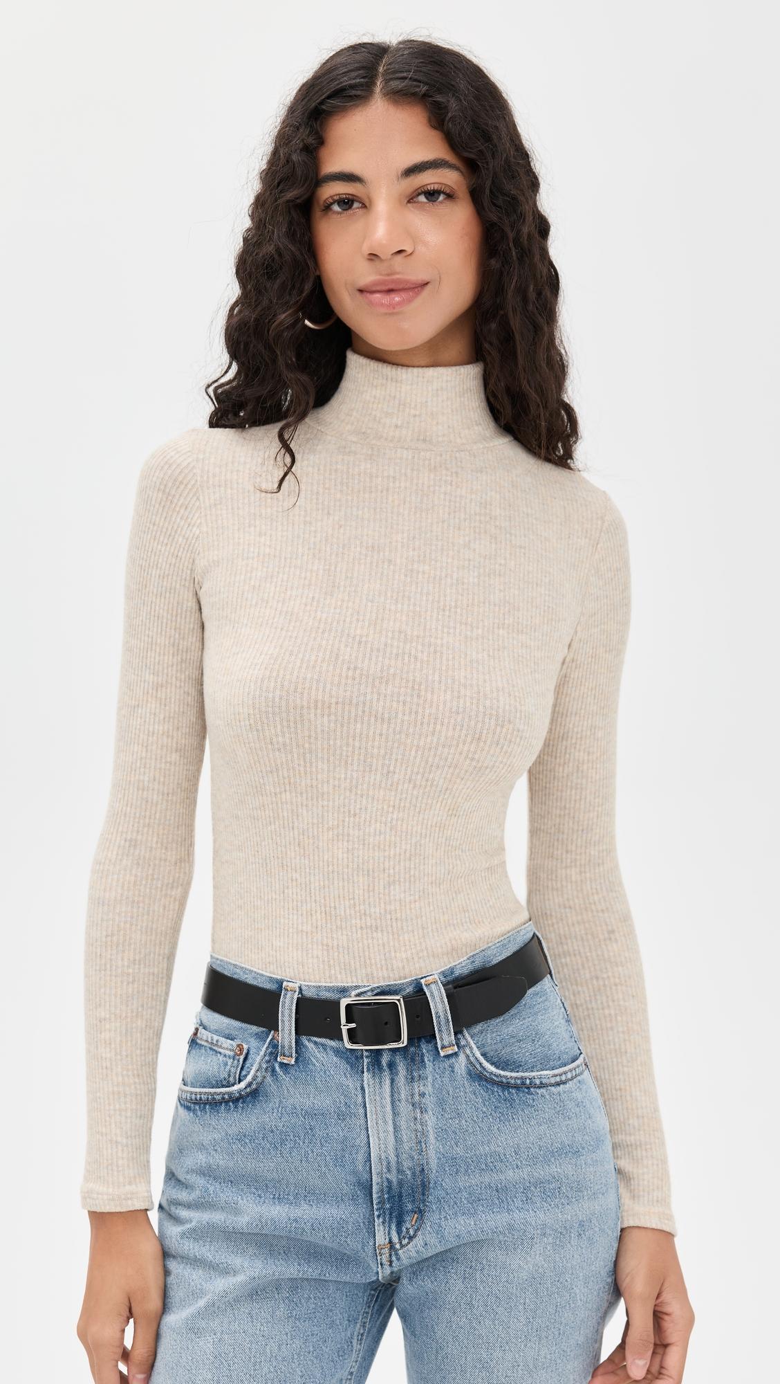 Noelle Sweater Rib Turtleneck by PERFECTWHITETEE