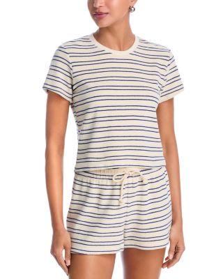 Stripe Loop Terry Tee by PERFECTWHITETEE