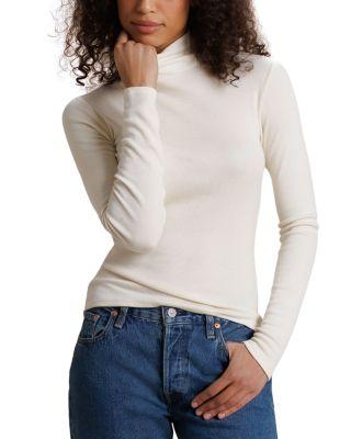 Tati Micro Modal Cashmere Rib Turtleneck by PERFECTWHITETEE
