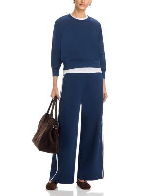 Travel Crewneck Sweatshirt & Travel Wide Leg Pants by PERFECTWHITETEE