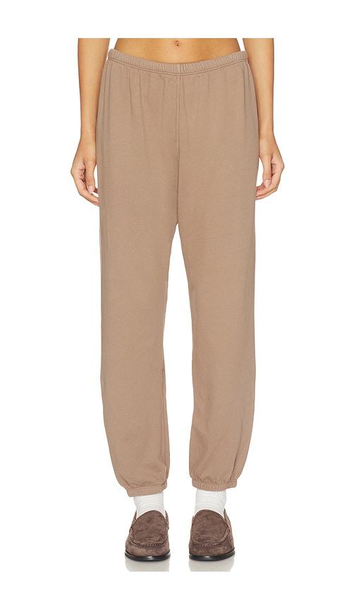 perfectwhitetee French Terry Easy Sweatpant in Beige by PERFECTWHITETEE