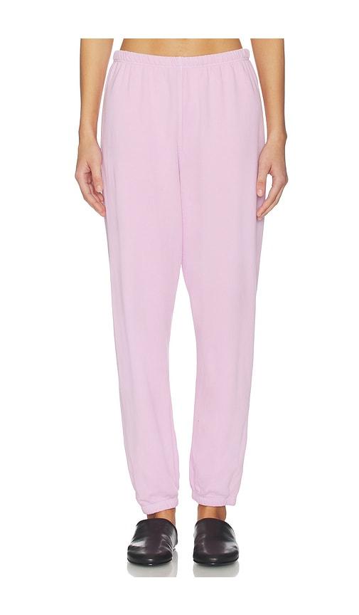perfectwhitetee French Terry Easy Sweatpant in Pink by PERFECTWHITETEE