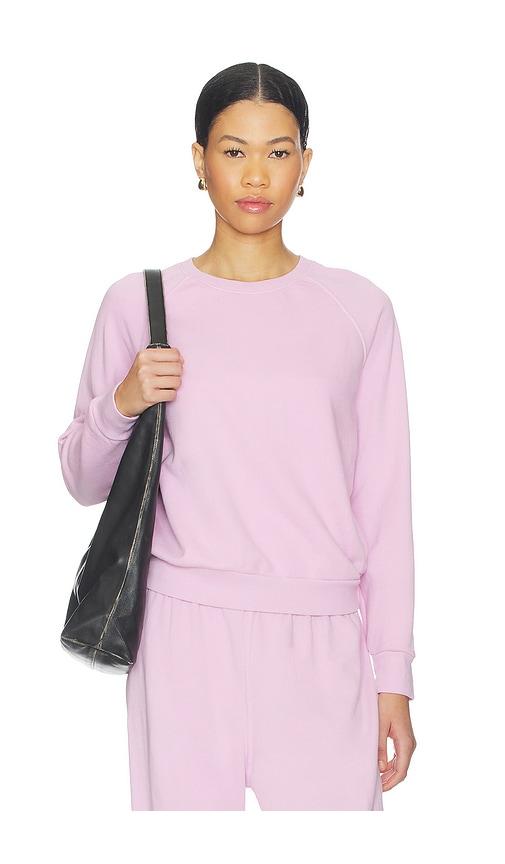 perfectwhitetee French Terry Sweatshirt in Pink by PERFECTWHITETEE