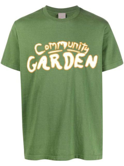 Community Garden crew-neck T-shirt by PERKS&MINI