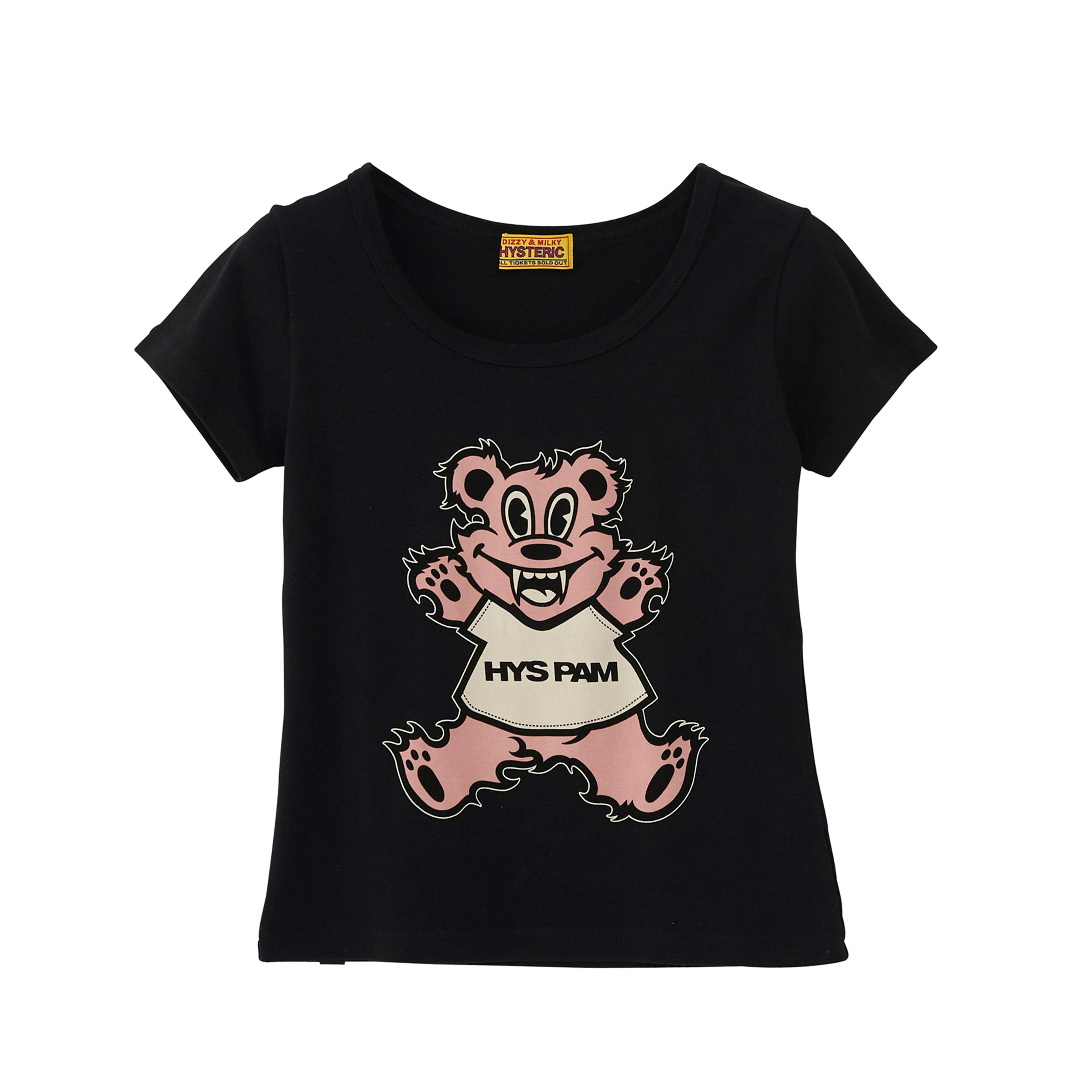 Hysteric Glamour - Perks & Mini Women's Firebear T Shirt - (Black) by PERKS&MINI X HYSTERIC GLAMOUR