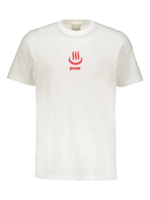 crew-neck logo-embroidered T-shirt by PERKS&MINI