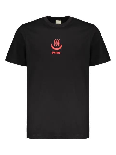 crew-neck logo-embroidered T-shirt by PERKS&MINI