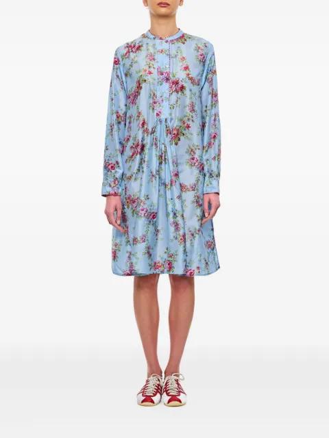 floral-print long-sleeved dress by PERO