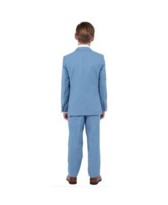 Little Boys 5 Piece Pastel Suit Set by PERRY ELLIS