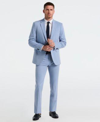 Men's Dobby Louis Slim-Fit Suit Pants by PERRY ELLIS