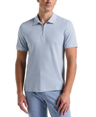 Men's Quarter-Zip Polo Shirt by PERRY ELLIS