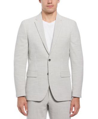 Men's Slim-Fit Seersucker Suit Jacket by PERRY ELLIS