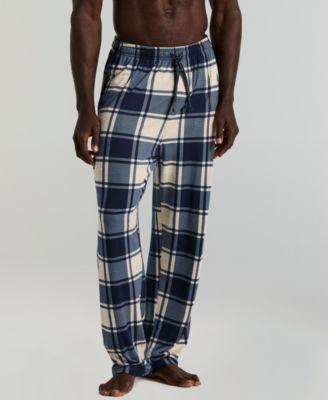 Men's Deluxe Touch Plaid Pattern Sleepwear Pants by PERRY ELLIS PORTFOLIO