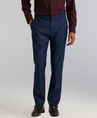 Men's Modern-Fit Sharkskin Dress Pants by PERRY ELLIS PORTFOLIO