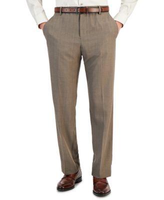 Men's Modern-Fit Stretch Solid Resolution Pants by PERRY ELLIS PORTFOLIO