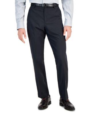 Men's Modern-Fit Stretch Solid Resolution Pants by PERRY ELLIS PORTFOLIO