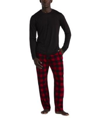 Men's Shirt & Plaid Pajama Set by PERRY ELLIS PORTFOLIO