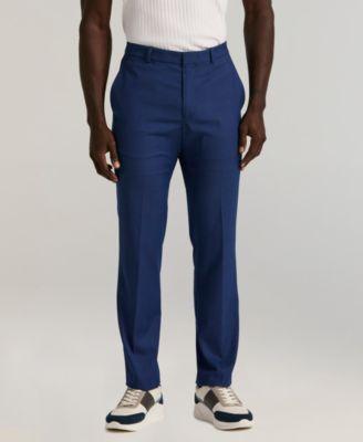 Men's Slim-Fit Flat Front Dress Pants by PERRY ELLIS PORTFOLIO