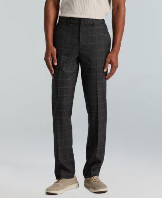 Men's Slim-Fit Gripper Waist Dress Pants by PERRY ELLIS PORTFOLIO