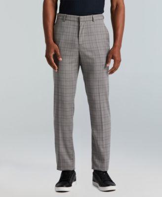 Men's Slim-Fit Gripper Waist Dress Pants by PERRY ELLIS PORTFOLIO