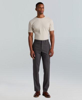 Men's Slim-Fit Gripper Waist Dress Pants by PERRY ELLIS PORTFOLIO