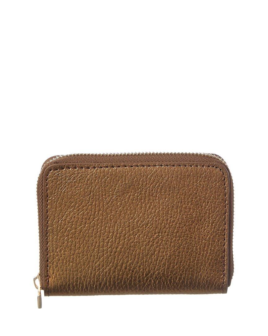 Persaman New York Jamie Zip Leather Wallet by PERSAMAN NEW YORK