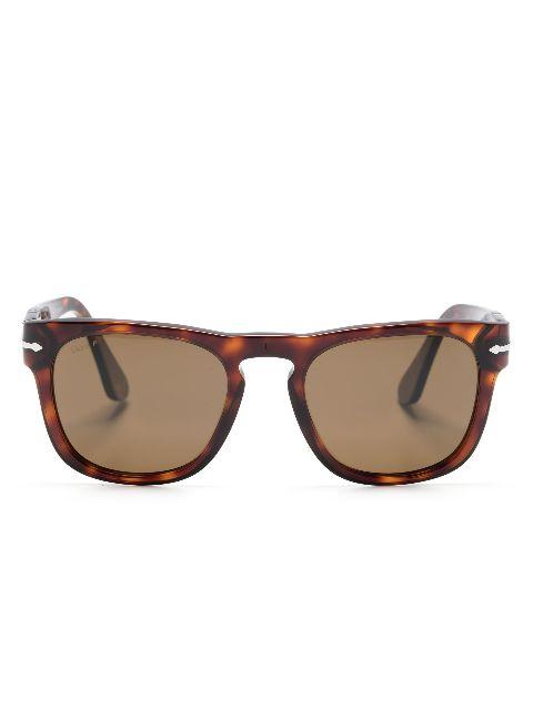 Elio tortoiseshell-effect square-frame sunglasses by PERSOL