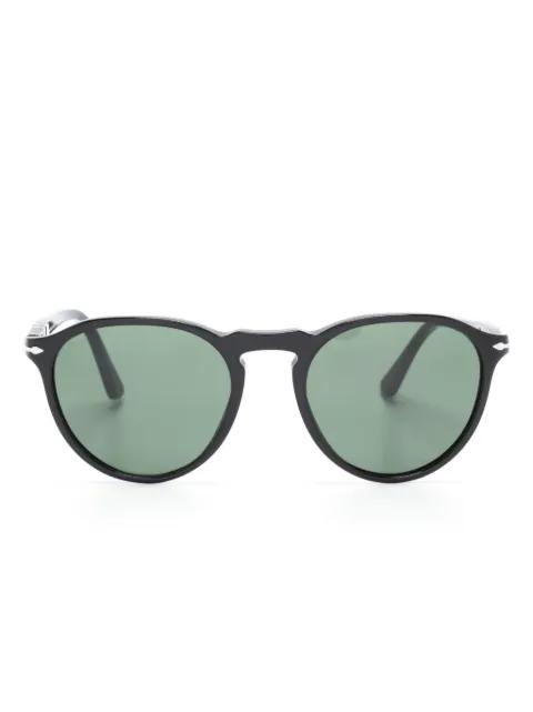 tortoiseshell-effect round-frame sunglasses by PERSOL