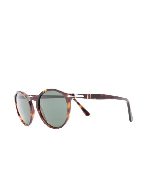 tortoiseshell-frame sunglasses by PERSOL
