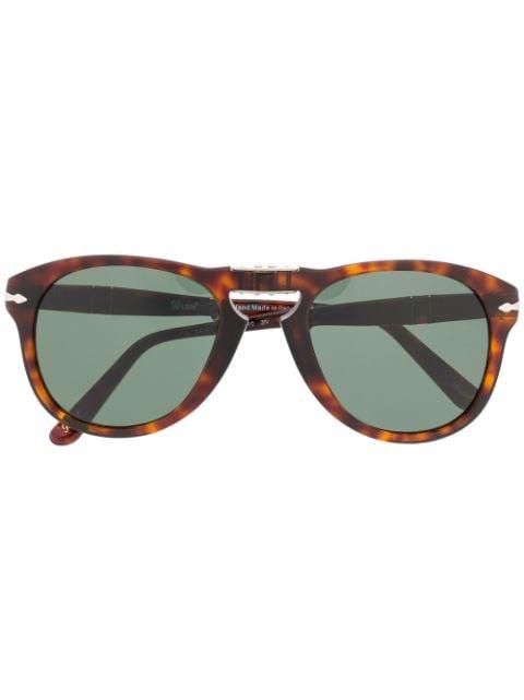 tortoiseshell frame sunglasses by PERSOL