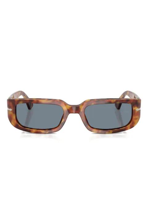 tortoiseshell rectangle sunglasses by PERSOL