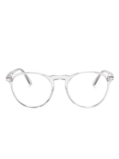 transparent round-frame glasses by PERSOL