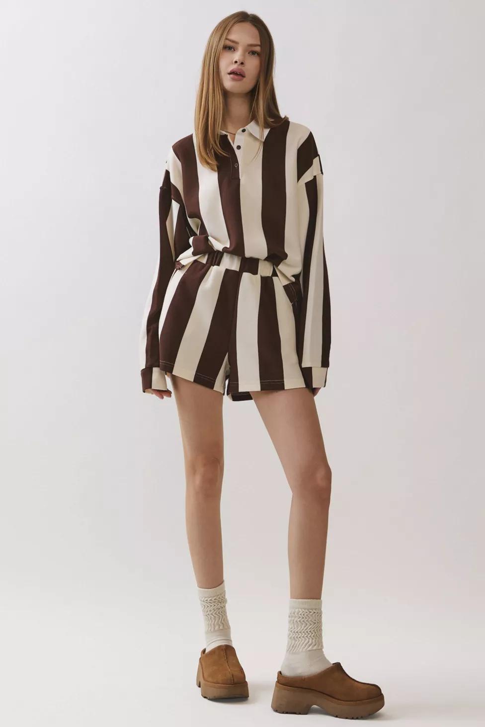Personal Code Atlas Striped Shorts by PERSONAL CODE