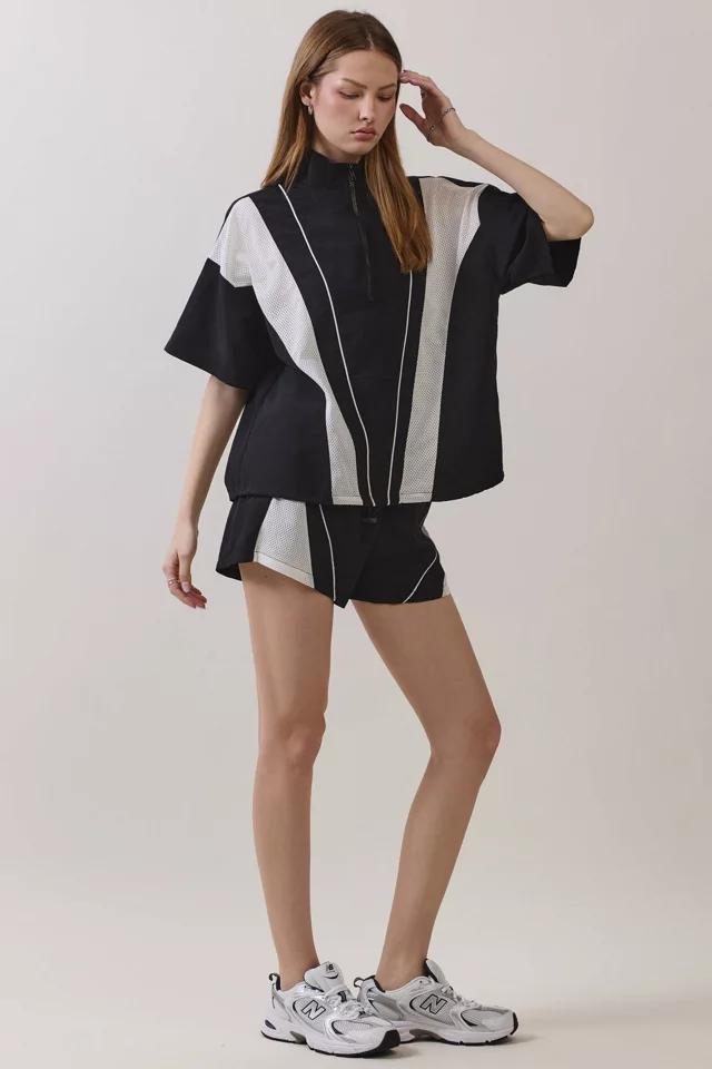 Personal Code Mercer Short Sleeve Anorak Top by PERSONAL CODE