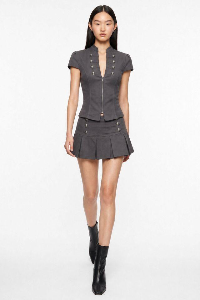 Personal Code Napoleon Pleated Mini Skort by PERSONAL CODE