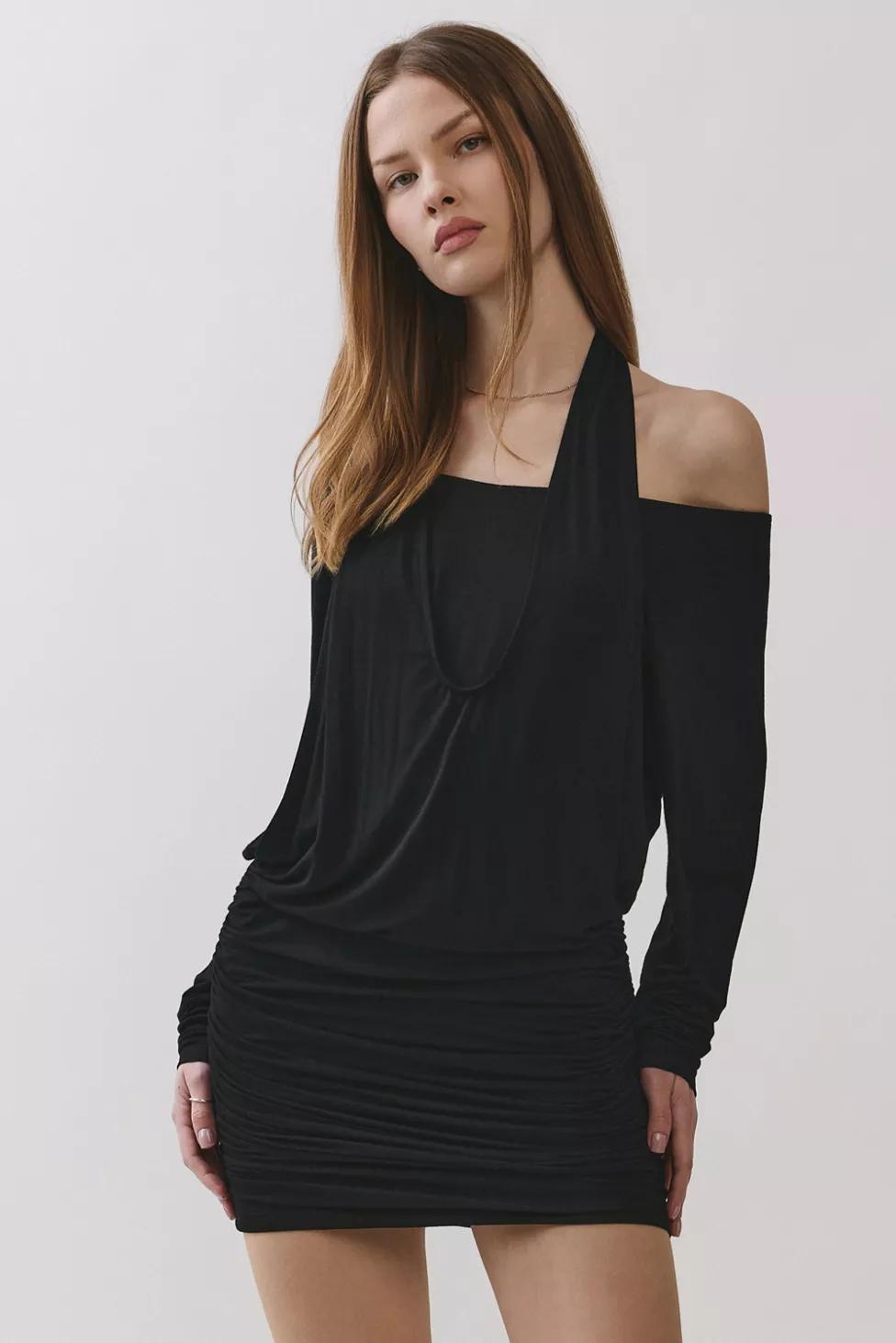 Personal Code Nyx Halter Neckline Layered Mini Dress by PERSONAL CODE
