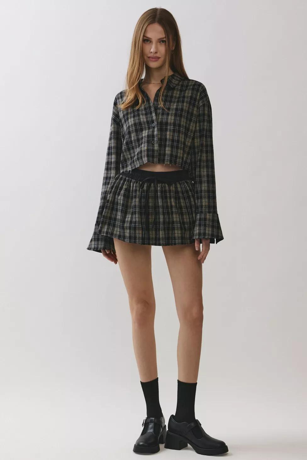 Personal Code Paloma Plaid Mini Skort by PERSONAL CODE